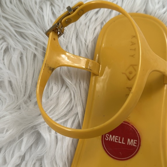 Katy Perry Sandal The Geli Flat Metallic Pineapple Women's Size 11 - Picture 3 of 8